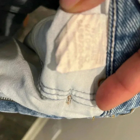 Wrangler Twenty X Womens Blue Jean Shorts - Picture 6 of 6